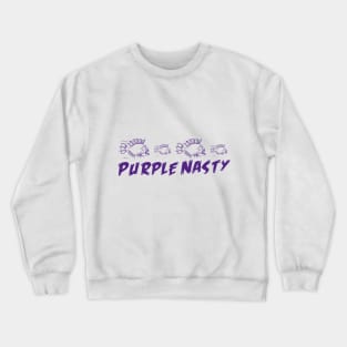 Purple Nasty Piranhas Crewneck Sweatshirt